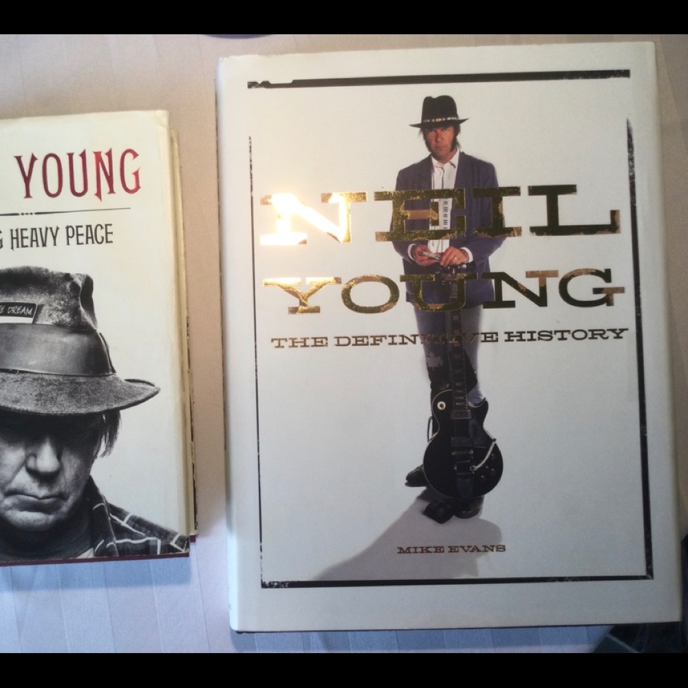 Neil young 2 books.  Bundle of 2